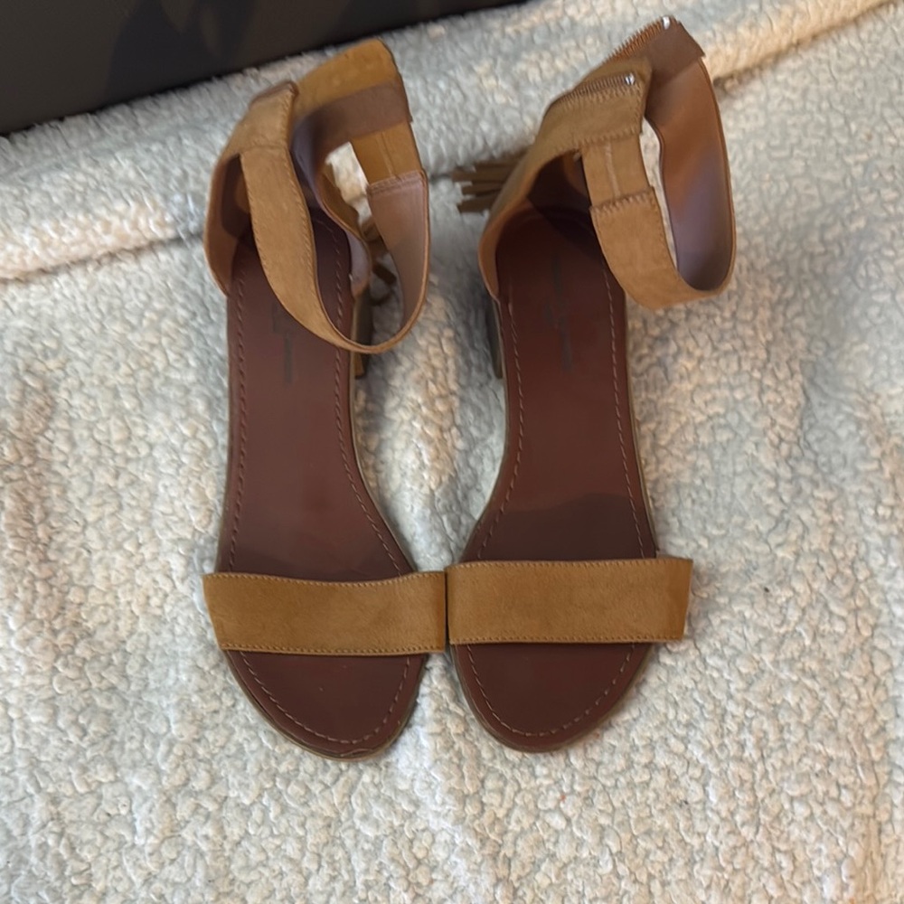 Brown Suede Women's Sandals